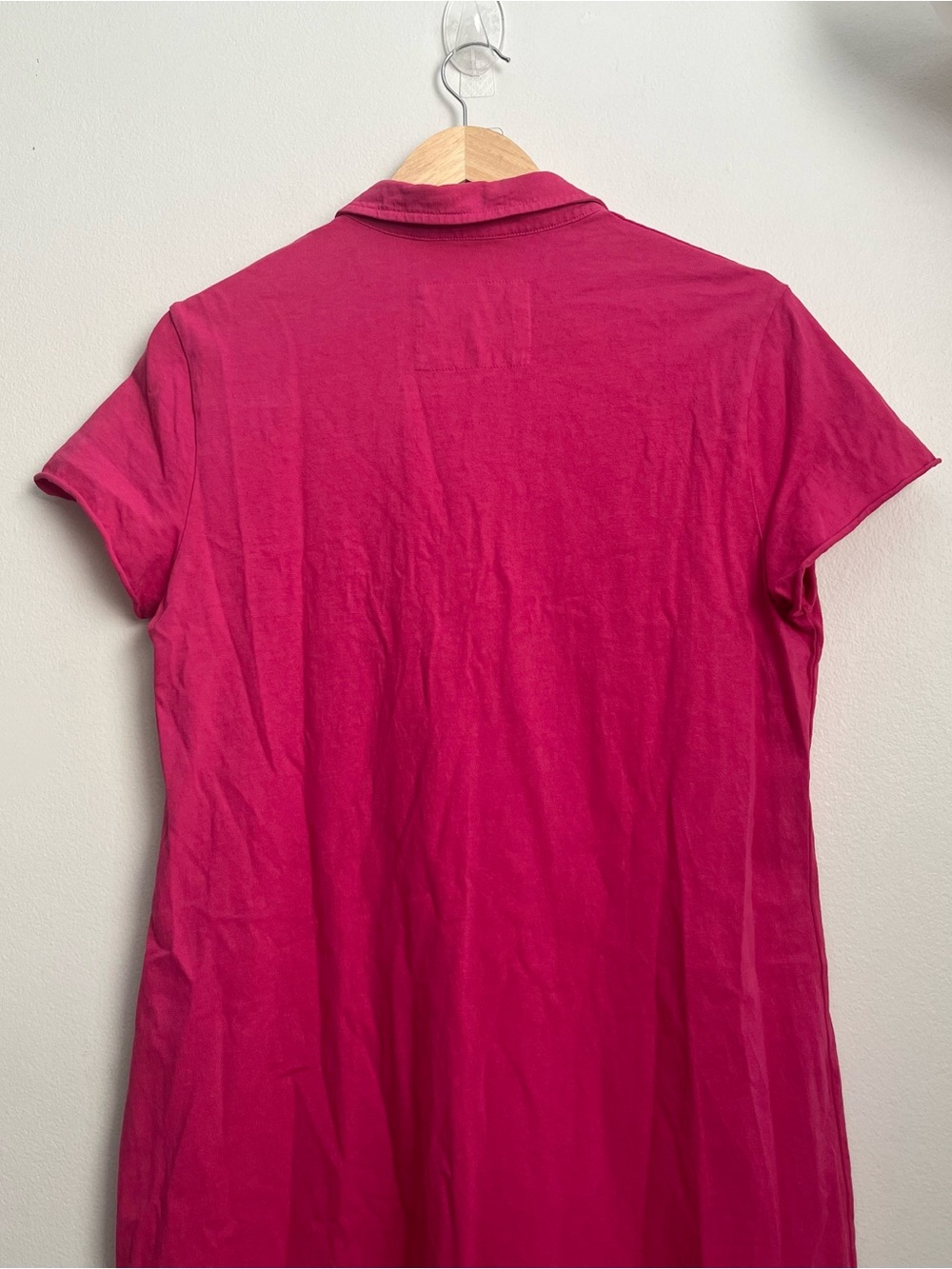 Frank & Eileen Lauren Polo Dress Heritage Jersey Hot Pink Magenta - Picture 6 of 9